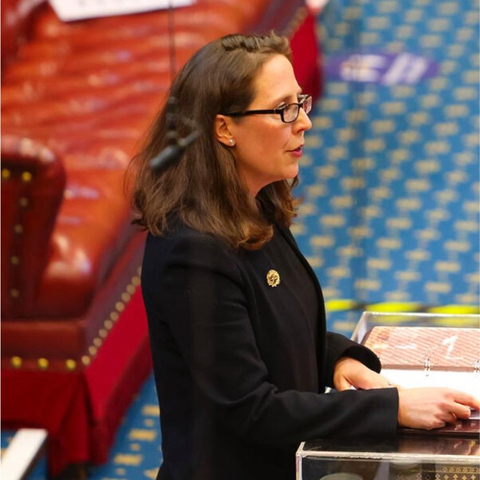 original Baroness Natalie Evans of Bowes Park, former UK Cabinet Minister as Leader of the House of Lords and Senior Advisor, Policy and Ethics of Changeblock Limited. (Photo: Business Wire)