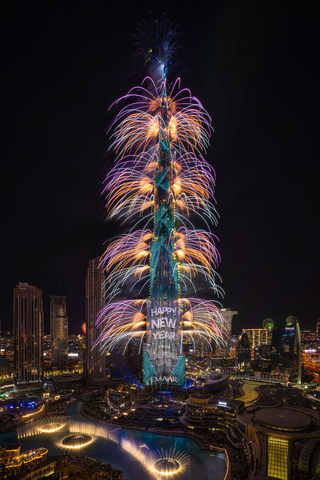 Engineering Wonder: Behind the Scenes of Emaar's New Year's Eve Extravaganza at Burj Khalifa and Dubai Fountain (Photo: Business Wire)