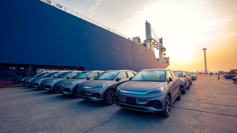 BYD's Passenger Vehicles at Port (Photo: Business Wire)