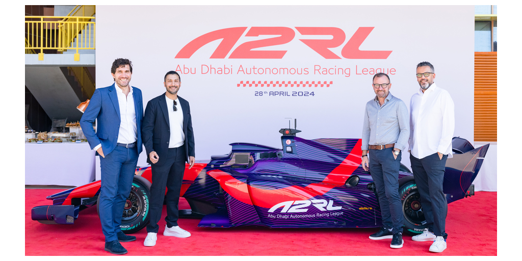 L'A2RL DI ASPIRE debutta con un'auto da corsa a guida autonoma ad Abu Dhabi