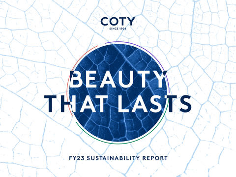 original Beauty That Lasts, Coty's sustainability framework (Photo: Business Wire)