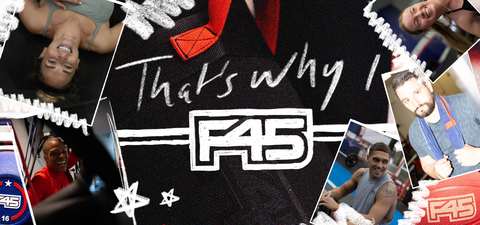 F45 Training introduced its ‘Why I F45’ content series highlighting real members, trainers and franchise owners on why they commit to F45’s exercise methodology. (Graphic: Business Wire)