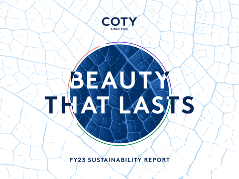 Beauty That Lasts, Coty's sustainability framework (Photo: Business Wire)