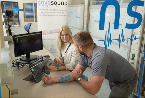 original Novosound's wearable ultrasound technology set to advance vital signs monitoring. (Photo: Business Wire)
