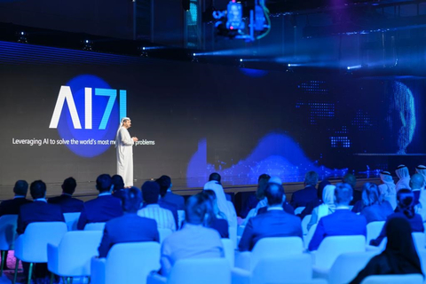 thumbnail H.E Faisal Al Bannai, Secretary General, Advanced Technology Research Council, presents an overview of the new AI company AI71 (Photo: AETOSWire)