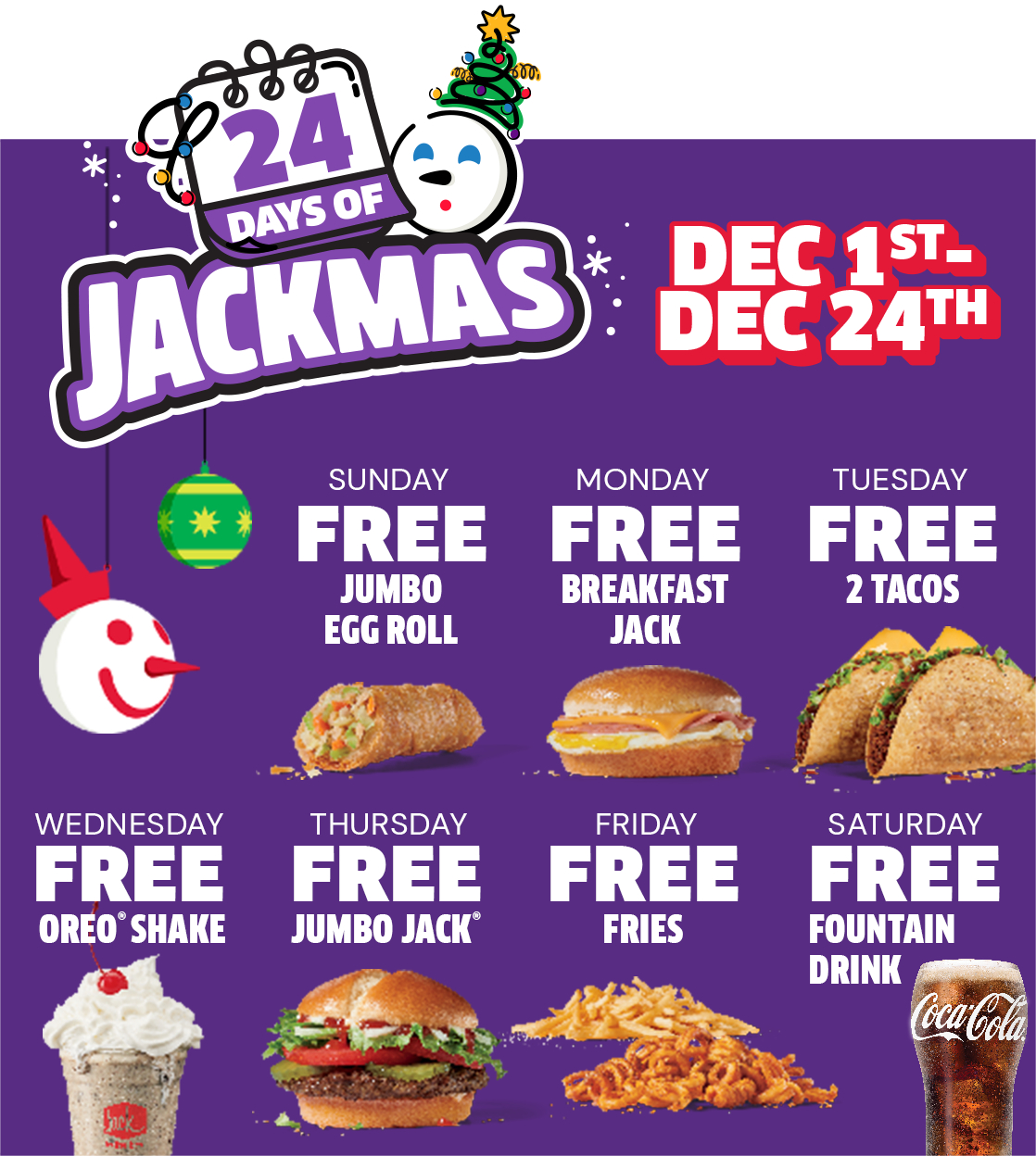 Jack menu deals