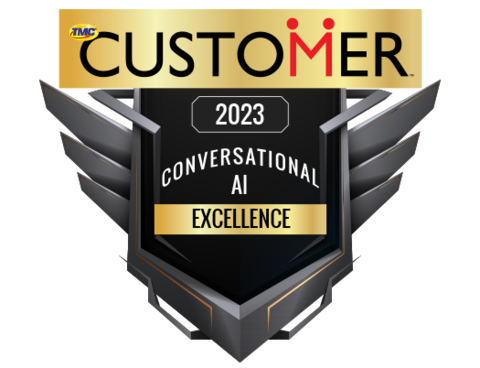 Cognigy has received the 2023 Conversational AI Excellence Award from CUSTOMER Magazine. Cognigy's enterprise Conversational AI platform brings best-of-breed Conversational and Generative AI solutions to contact centers to automate customer journeys, elevate customer and agent engagement, and increase first-call resolution. (Graphic: Business Wire)