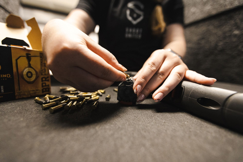 thumbnail Participant of the shooting sports loading a magazine with rimfire ammunition. (Photo: Business Wire)