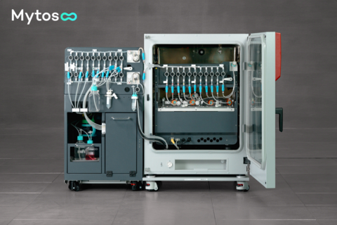 Mytos Automated Cell Manufacturing System. Photo credit: Mytos