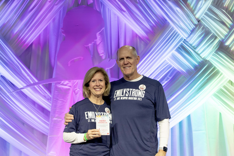 The 2023 St. Jude Hero Among Us Award was presented to John and Brenda Stephens of Waco, Texas, dedicated champions for St. Jude kids. (Photo: Business Wire)