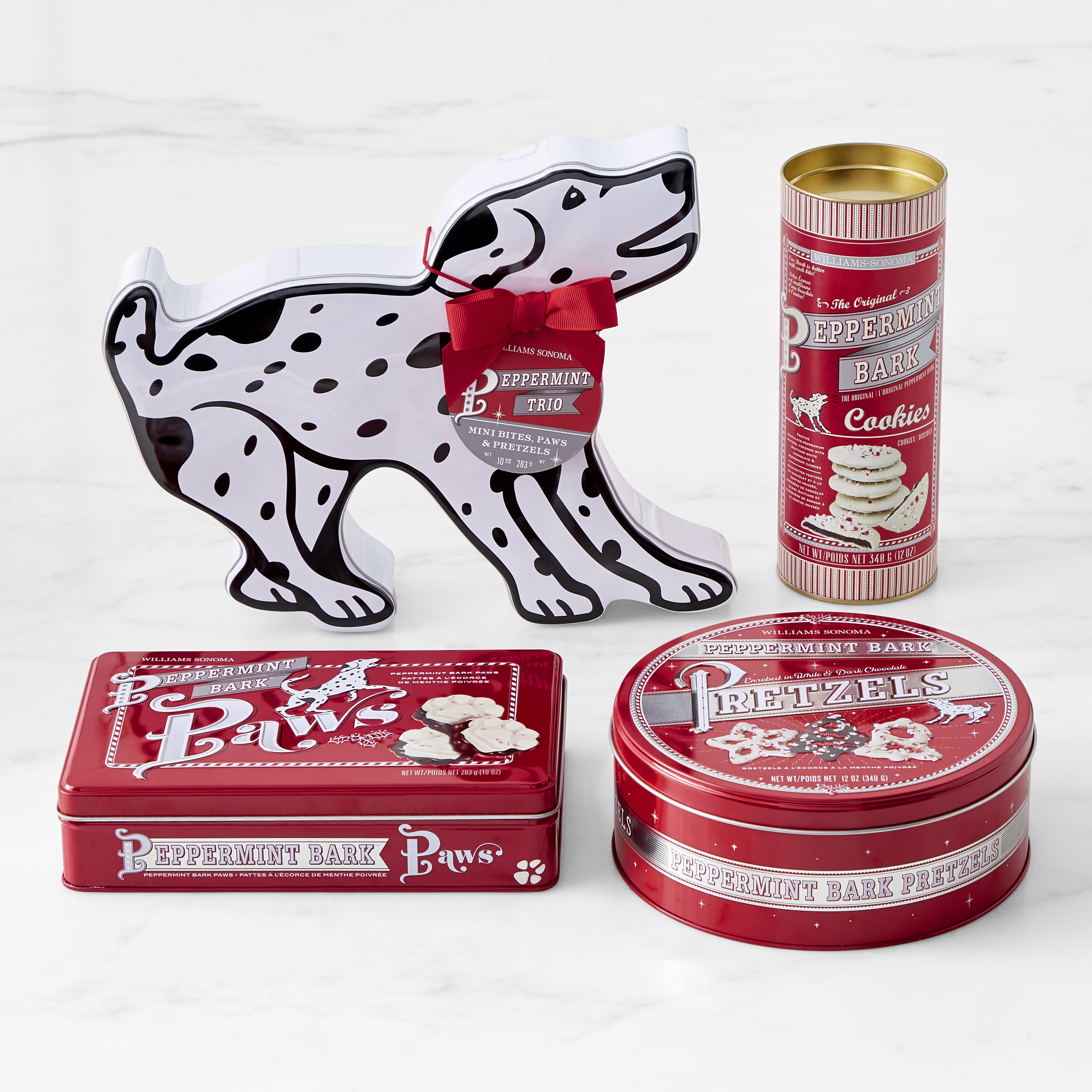 Williams Sonoma 25 Years of Peppermint Bark Gift Crate