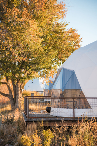 original Geodesic domes of the Pagosa River Domes property (Photo: Business Wire)