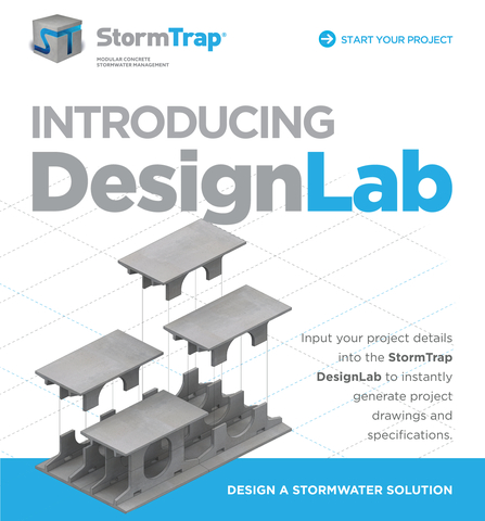original Introducing DesignLab by StormTrap - the ultimate platform that empowers engineers to create site-specific stormwater solutions. (Graphic: Business Wire)