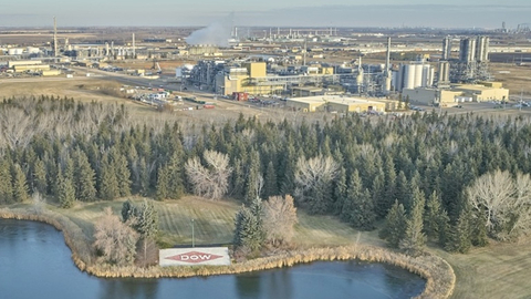 Dow’s Fort Saskatchewan, Alberta, Canada site. (Photo: Business Wire)
