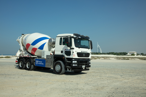 Cemex unveiled a prototype of a fully electric mixer truck and expects to continue introducing and testing new technologies gradually. (Photo: Business Wire)