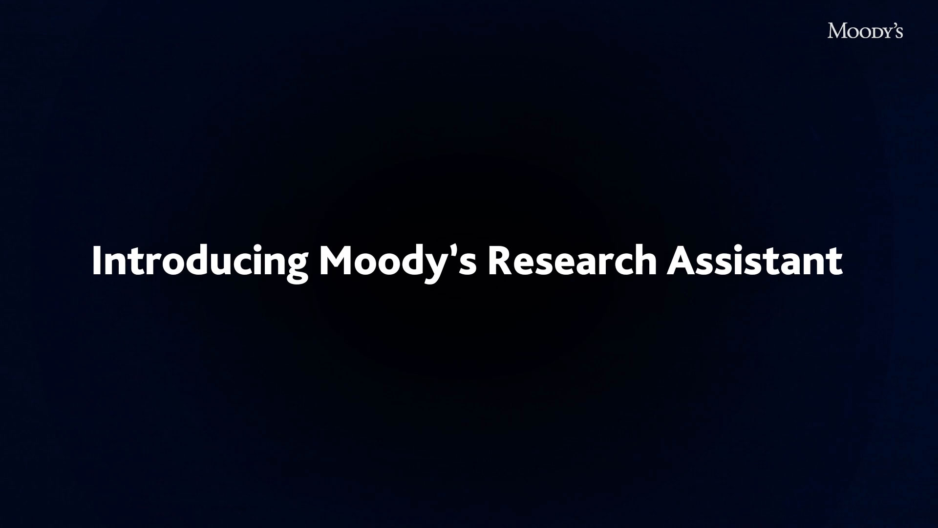  Moody’s lancia Moody’s Research Assistant, uno strumento GenAI per alimentare gli approfondimenti analitici