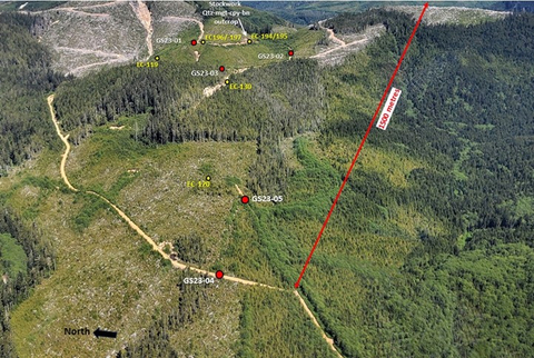 Figure 1: Goodspeed 2023 Drilling (view to east) (Photo: Business Wire)