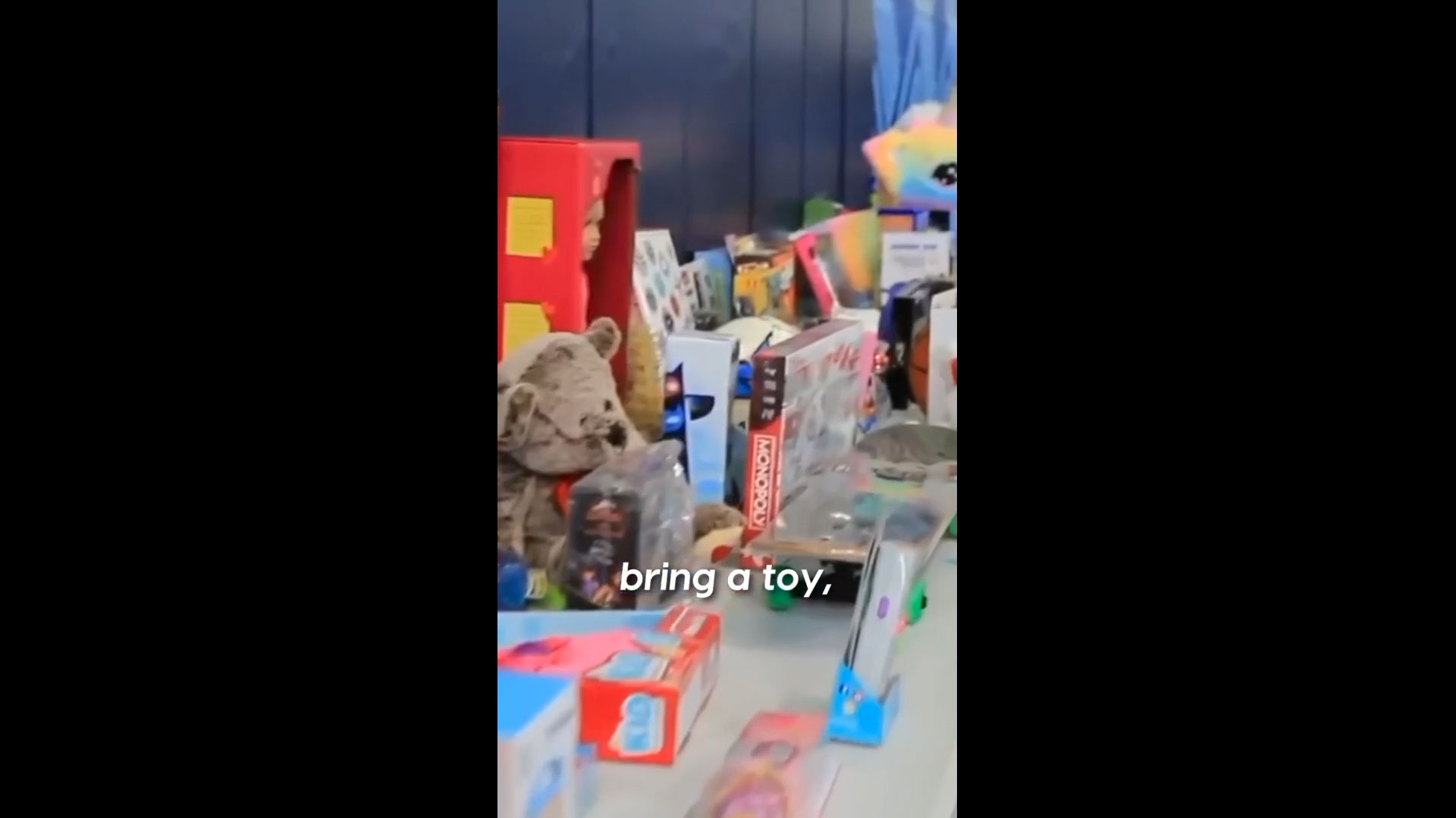 Video announcement for The Starboard Foundation Toy Drive