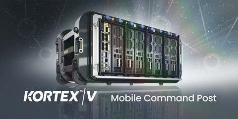 Kortex™ V, from Klas, the ultimate in highly-mobile command post technology.

Kortex V decentralizes C3 capabilities and disperses them in a rugged, modular, battery-backed, TrueTactical™ form factor for resiliency. High-performance compute is located where data adds value, supporting more efficient operations where connectivity is challenging. (Photo: Business Wire)