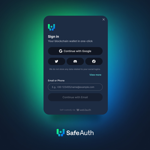 original Introducing SafeAuth: The Powerhouse Collaboration between Web3Auth and Safe to Onboard and Connect Millions of Users Across the Safe Ecosystem