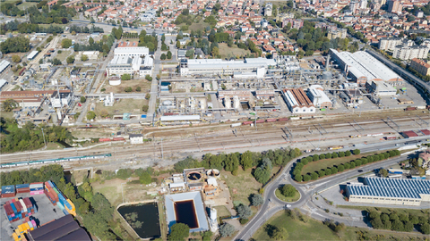 original Trinseo Manufacturing Operations, Rho, Italy. Site of future demonstration PMMA depolymerization facility.