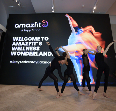 Amazfit collaborates with the Siciliano Contemporary Ballet to promote wellness this holiday season (Photo: Business Wire)