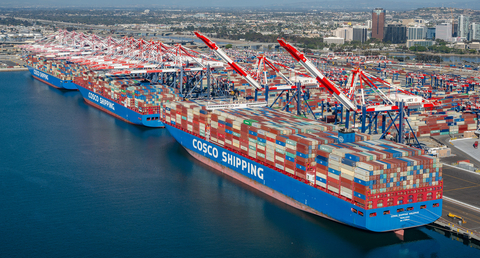 Long Beach Container Terminal is one of the world's most advanced, environmentally friendly maritime cargo-handling terminals. (Photo: Business Wire)