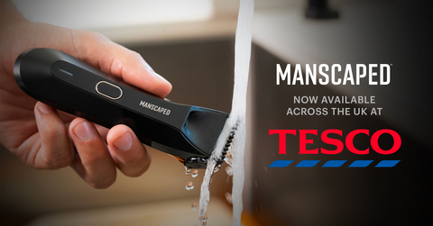 MANSCAPED® brings its best-in-class collection to leading grocery retailer, Tesco, growing its bricks-and-mortar footprint in the UK. (Graphic: Business Wire)