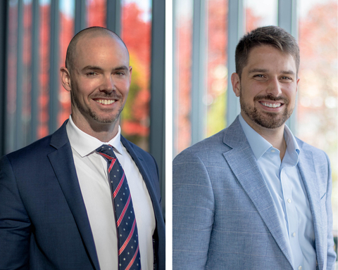 original Industry leaders join the newly established Suffolk Sustainability Group: Steven Burke (left) as Senior Director of Sustainability for Suffolk, and Michael Swenson (right) as Director of Sustainability for Suffolk Design. (Photo: Business Wire)