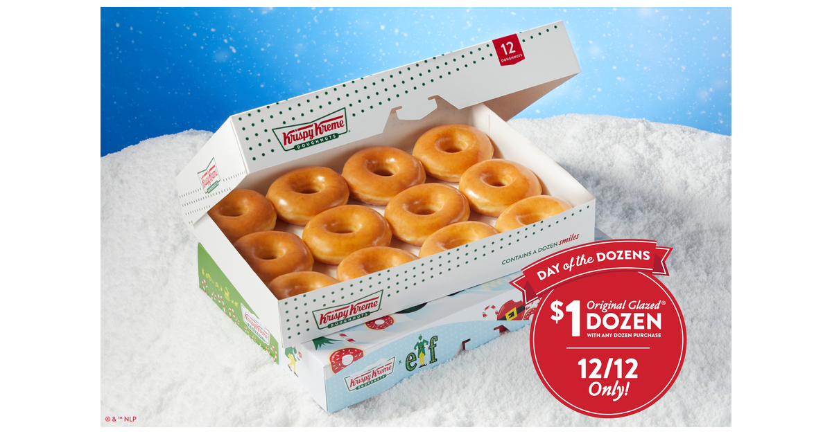 KRISPY KREME® Returns Annual ‘Day Of The Dozens’ On 12/12 With $1 ...