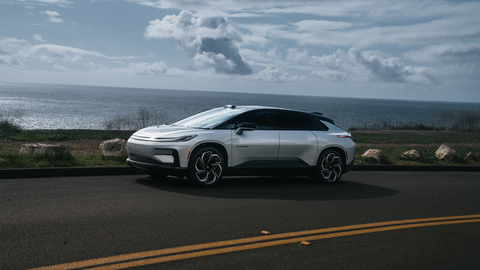 Faraday Future Announces Upcoming FF 91 2.0 Deliveries, Including a B2B Co-Creation Partnership with Motev, LLC, a Leader in Luxury Sustainable Transportation, Founded by Robert Gaskill and Morgan Freeman (Photo: Business Wire)