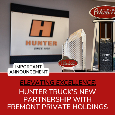 Hunter Truck announces new partnership with Fremont Private Holdings. (Photo: Business Wire)