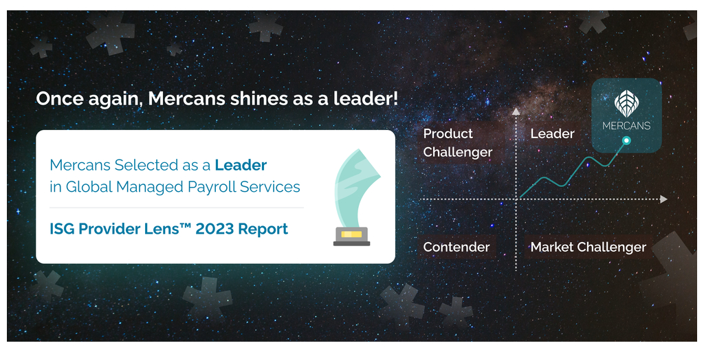  Mercans ottiene lo status di Leadership nella categoria Global Managed Payroll Services (Multi-Country) - ISG Provider Lens™ 2023