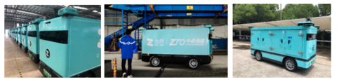 Zelos Autonomous Delivery Vehicles (Photo: Business Wire)