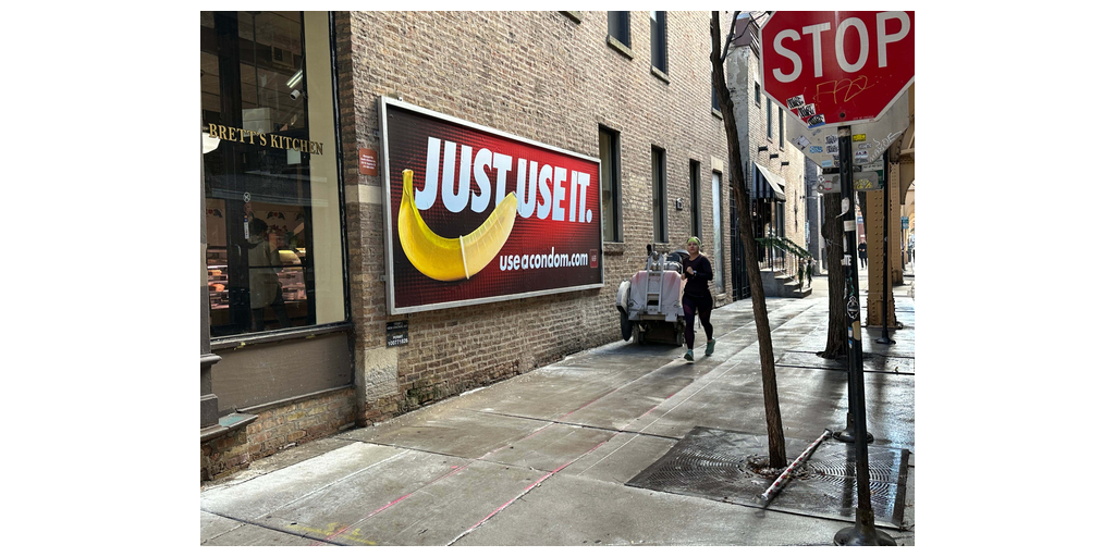AHF Condom Ad Goes Bananas in Chicago Business Wire