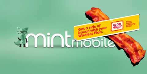 Oscar Mayer and Mint Mobile team up to launch “A Side of Bacon,” offering a delightfully unexpected deal for fans this holiday season. (Graphic: Business Wire)