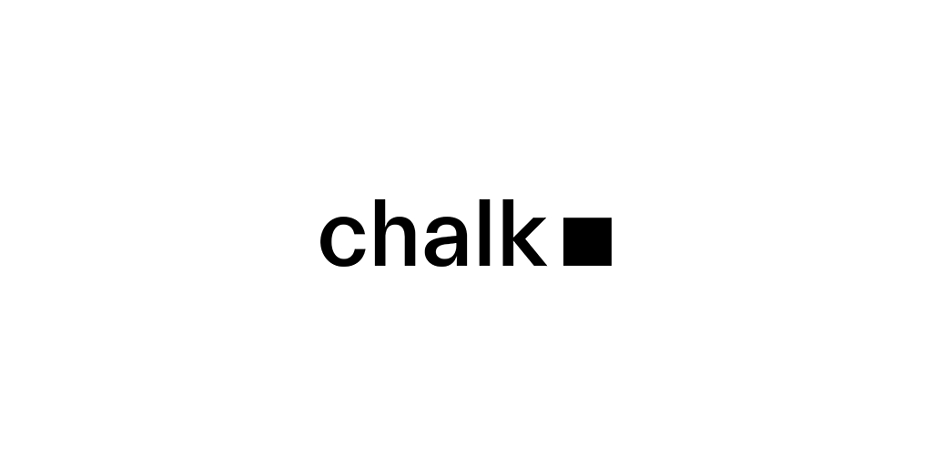 chalk logo black