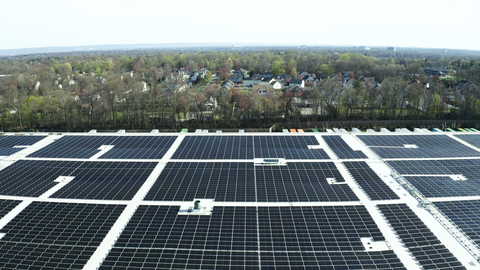 A 5 MW community solar project by Dimension Renewable Energy in Franklin Township (Photo: Business Wire)