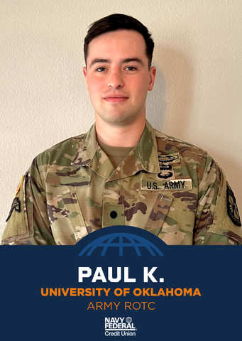 Paul Kealy of the University of Oklahoma’s Army ROTC unit is studying French and serves as a Cadet Platoon Leader. Before joining the University of Oklahoma’s Army ROTC program, he was a non-commissioned officer in the 75th Ranger Regiment and led a five-man infantry fire team of Rangers in combat. (Photo: Business Wire)