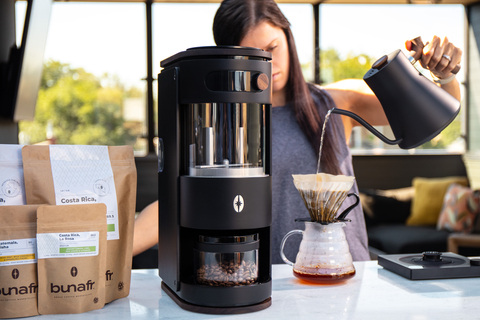 original Introducing the world’s first in-home, smoke-free coffee bean roaster by Bunafr. Experience the future of coffee roasting in the comfort of your home. (Photo: Business Wire)