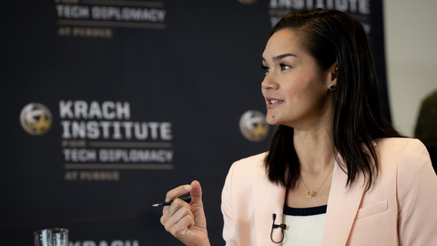 Michelle Giuda, CEO Krach Institute for Tech Diplomacy at Purdue, unanimously confirmed by U.S. Senate to serve on bipartisan board to U.S. Agency for Global Media (Photo: Business Wire)