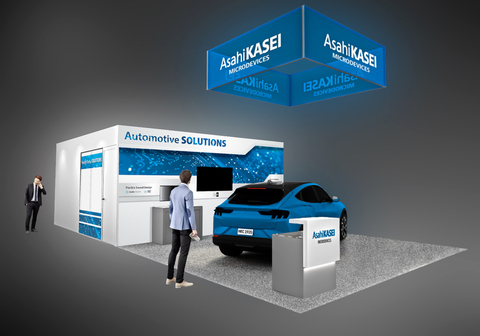 Asahi Kasei Microdevices CES booth concept. (Graphic: Business Wire)