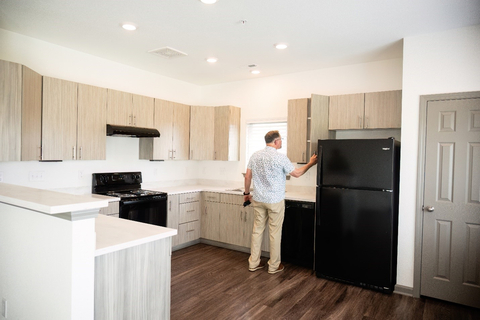 thumbnail Sleek design elements throughout the homes check the box for modern military families. (Photo: Business Wire)