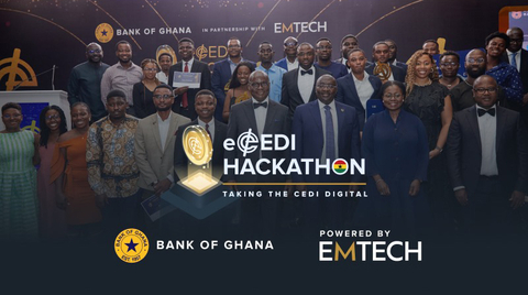 Congratulations to the winners of the recently concluded eCedi Hackathon hosted by the Bank of Ghana! EMTECH is a proud partner of this groundbreaking event that seeks to redefine Ghana's payment ecosystem #eCedi #BankofGhana #DigitalCash #ForModernCentralBanking #CBDC (Photo: Business Wire)