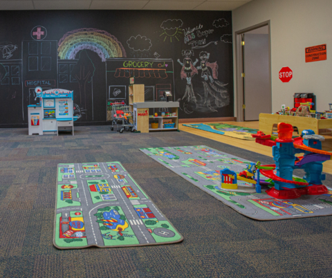 Each one of ABS Kids’ centers feature themed rooms for specific skill development, socialization and sensory control. ABS Kids has 31 applied behavioral analysis (ABA) therapy centers and autism diagnosis clinics to support families across California, North Carolina, Tennessee and Utah. (Photo: Business Wire)