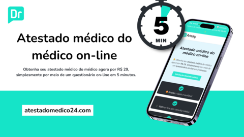 Líder global no mercado de atestados médicos on-line para licença médica remunerada lança o AtestadoMedico24.com no Brasil (Graphic: Business Wire)