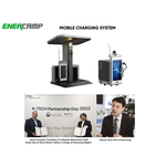 Enercamp Unveils Innovative Mobile Electric Vehicle Charging System at K-Tech Partnership Day 2023