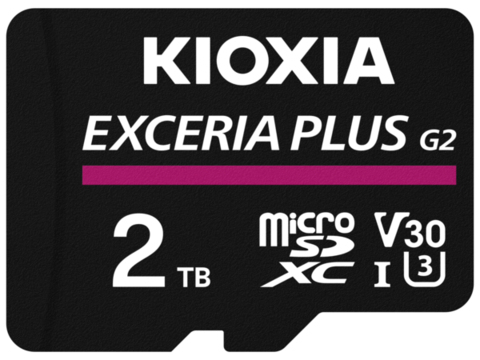 microSDメモリカードEXCERIA PLUS G2 microSDXC 2TB （画像：ビジネスワイヤ）