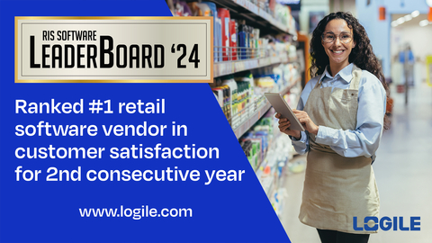 Logile is a Top 20 Overall Best Retail Technology Provider for the seventh consecutive year, rising to #6 on the 2024 RIS LeaderBoard. (Photo: Business Wire)
