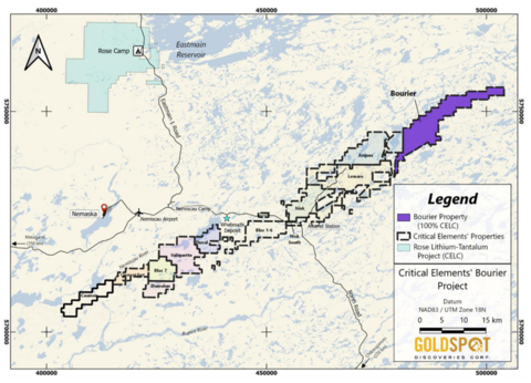 Figure 1 - Bourier Project Location (Graphic: Business Wire)